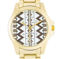 Gold Tone Fashion Watch