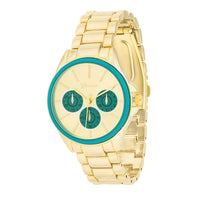 Chrono Goldtone Metal Watch
