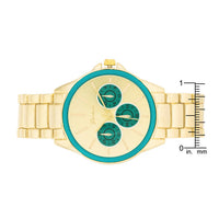 Chrono Goldtone Metal Watch