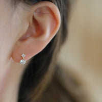 Gold Plated Sterling Silver Small Hoop Earrings