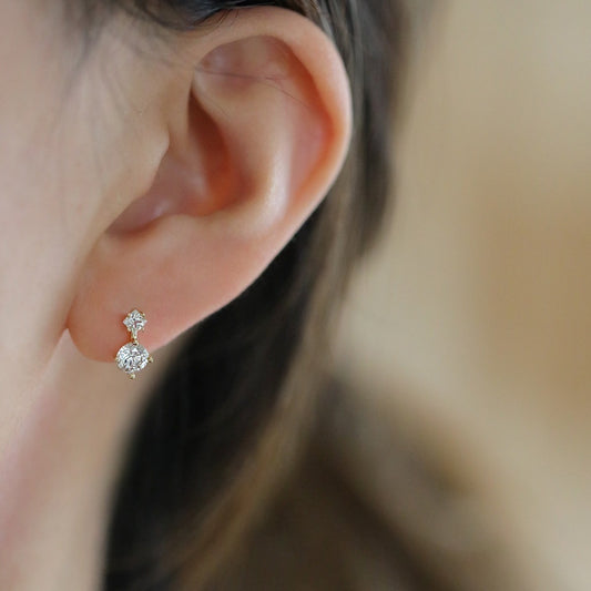 Gold Plated Sterling Silver Small Hoop Earrings