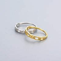 Sterling Silver Link Chain Ring