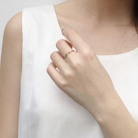 Small Ball Open Adjustable 925 Sterling Silver Ring