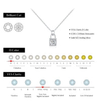 Moissanite D Color Lock Necklace