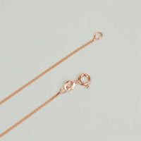 Rose Gold S Chain Necklace, 925 Sterling Silver