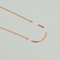 Rose Gold S Chain Necklace, 925 Sterling Silver