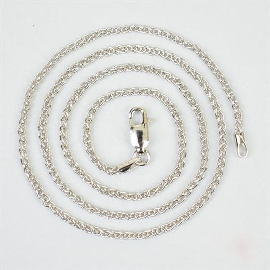Men's Spiga Chain Necklace, 925 Sterling Silver