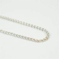 Men's Spiga Chain Necklace, 925 Sterling Silver