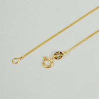 Simple Yellow Gold S Chain Necklace