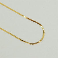 Simple Yellow Gold S Chain Necklace