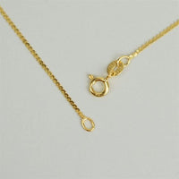 Simple Yellow Gold S Chain Necklace