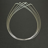 1mm 925 Sterling Silver Collar Necklace