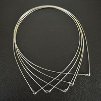 1mm 925 Sterling Silver Collar Necklace