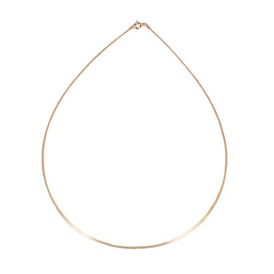 Rose Gold 925 Sterling Silver Collar Necklace