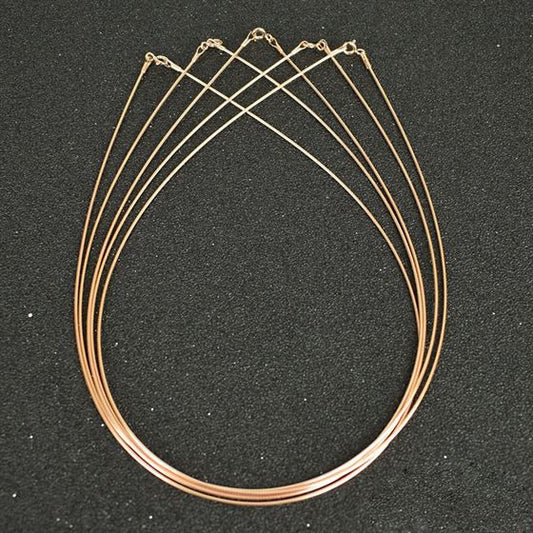 Rose Gold 925 Sterling Silver Collar Necklace