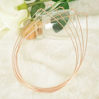 Rose Gold 925 Sterling Silver Collar Necklace