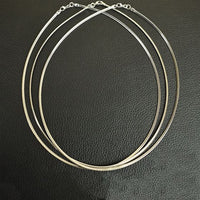Snake Chain 925 Sterling Silver Collar Necklace