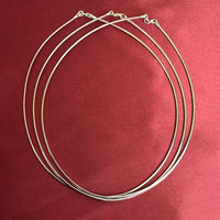 Snake Chain 925 Sterling Silver Collar Necklace
