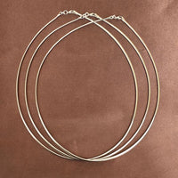 Snake Chain 925 Sterling Silver Collar Necklace