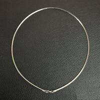 Snake Chain 925 Sterling Silver Collar Necklace