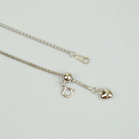 Adjustable 925 Sterling Silver Popcorn Chain Necklace
