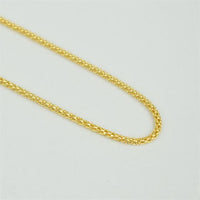 Adjustable 925 Sterling Silver Popcorn Chain Necklace