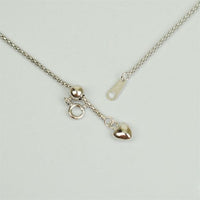 Adjustable 925 Sterling Silver Popcorn Chain Necklace