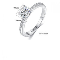 Classic Round Cubic Zirconia Ring in Sterling Silver