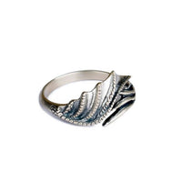 Modern Dragon Wings Sterling Silver Adjustable Ring