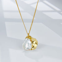 Baroque Pearl Gold Necklace