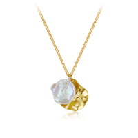 Baroque Pearl Gold Necklace