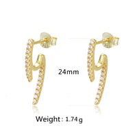 Sterling Silver Pave Front and Back Earrings
