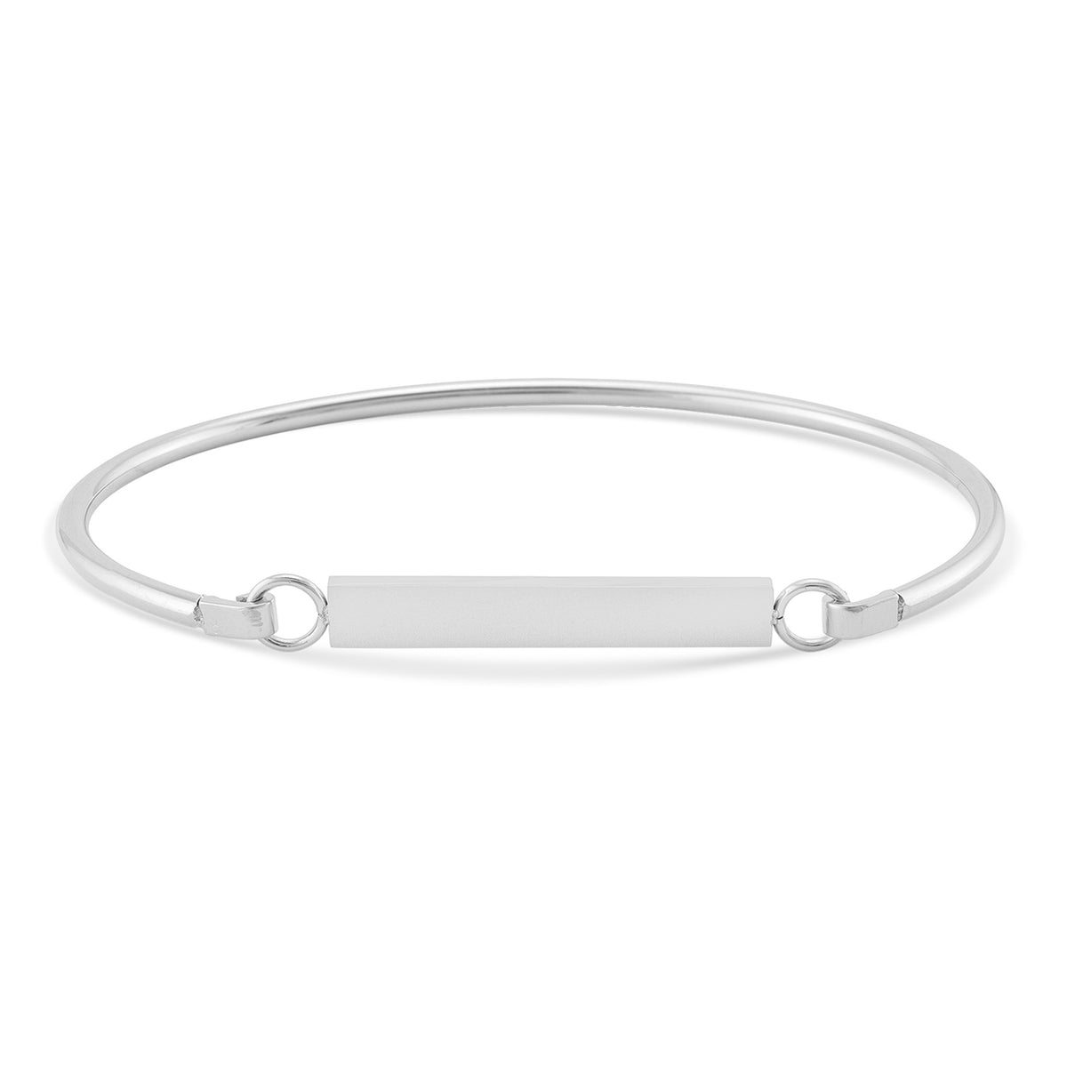 18K Gold PVD Blank Flat Bar Bracelet