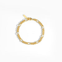 Vintage Hollow Chain Bracelet in 925 Sterling Silver