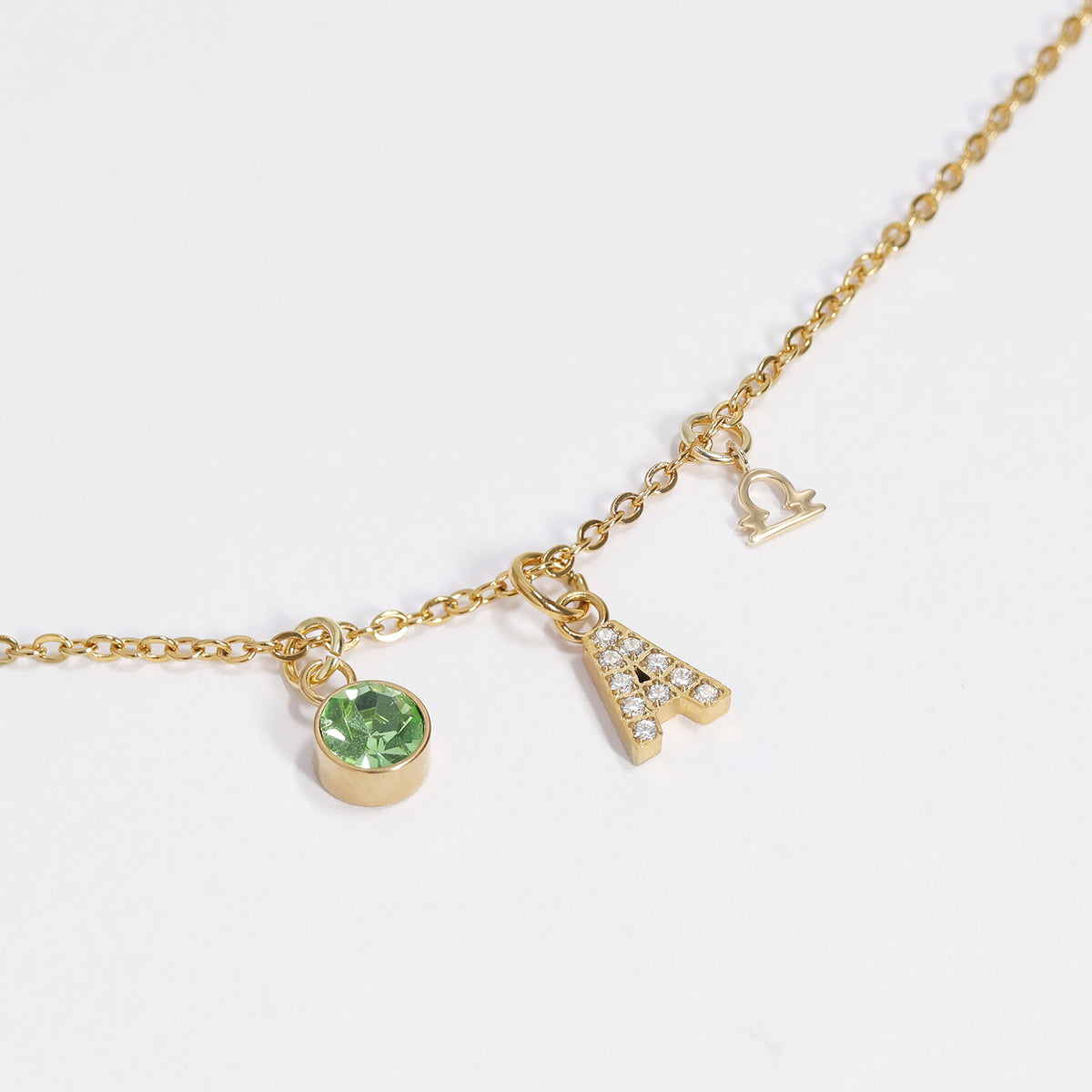 14K Solid Gold Zodiac Charms