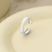 Fashion Wheel Gear Sterling Silver Adjustable Ring