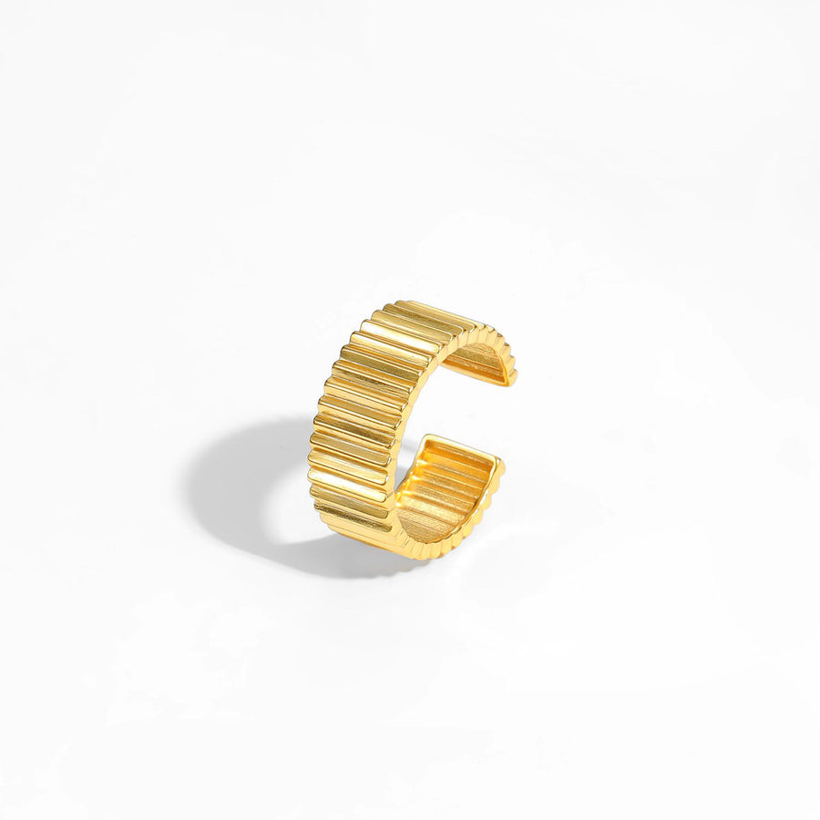 Fashion Wheel Gear Sterling Silver Adjustable Ring