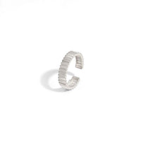 Fashion Wheel Gear Sterling Silver Adjustable Ring
