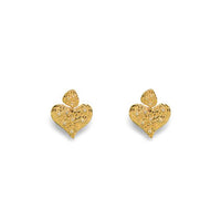 Sweet Girl Heart 925 Sterling Silver Stud Earrings
