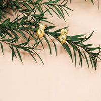 Pineapple Sterling Silver Stud Earrings