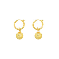 Simple Round Ball .925 Sterling Silver Stud Earrings