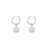 Simple Round Ball .925 Sterling Silver Stud Earrings