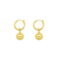 Simple Round Ball .925 Sterling Silver Stud Earrings