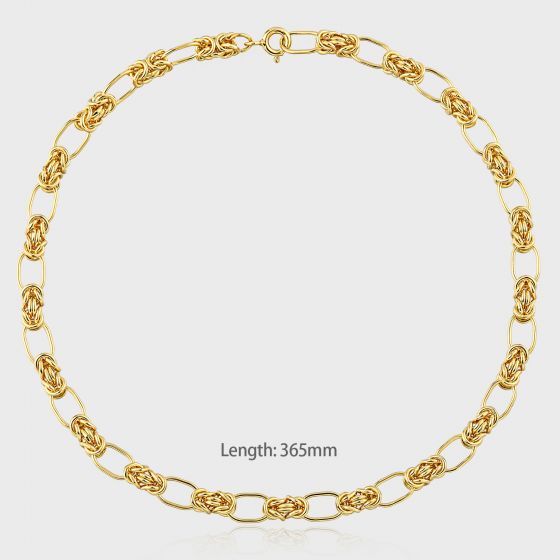 Modern Knot Cross 925 Sterling Silver Necklace