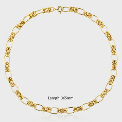 Modern Knot Cross 925 Sterling Silver Necklace