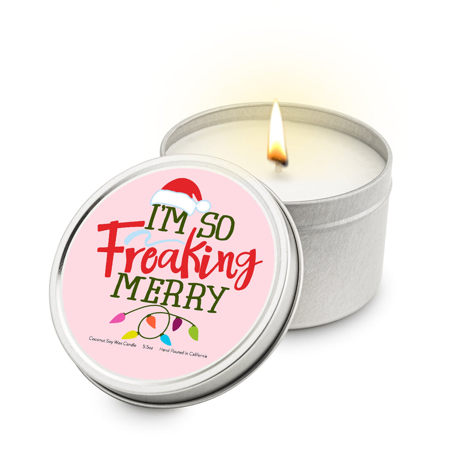 I'm So Freakin' Merry Travel Candle, 5.5 oz