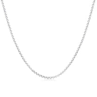 Vintage Cable Rolo Chain in Sterling Silver