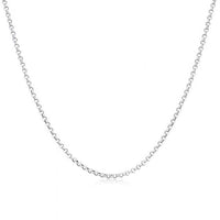 Vintage Cable Rolo Chain in Sterling Silver