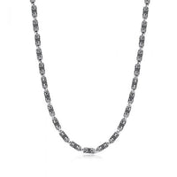 Sanskrit Ong Ma Ni Bei Mei Hong 925 Sterling Silver Necklace