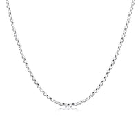 Vintage Flat Cable Thai Chain Necklace (925 Sterling Silver)